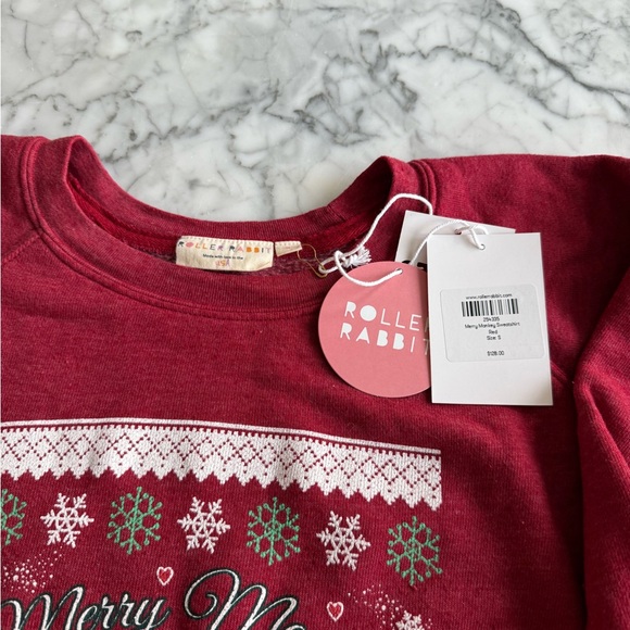 Roller Rabbit Festive Red Sweater - Picture 2 of 3